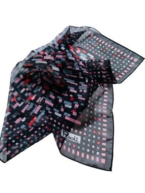 Vintage Paoli sheer square scarf